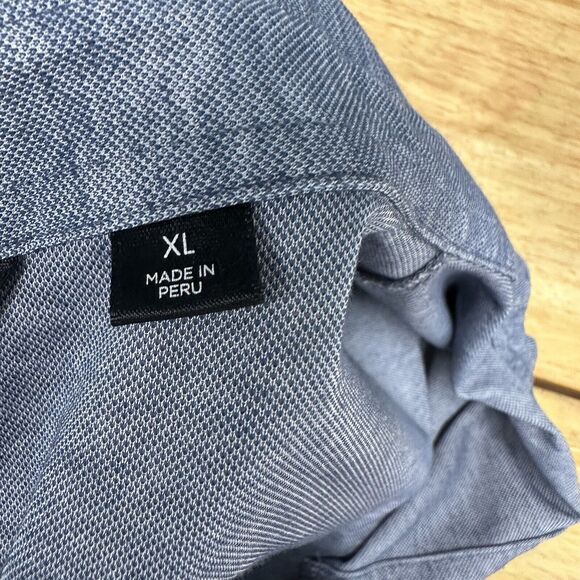 Travis Mathew Men's Size XL Gray Pima Cotton Blend Polo Shirt Casual Short Sleev - Picture 9 of 12